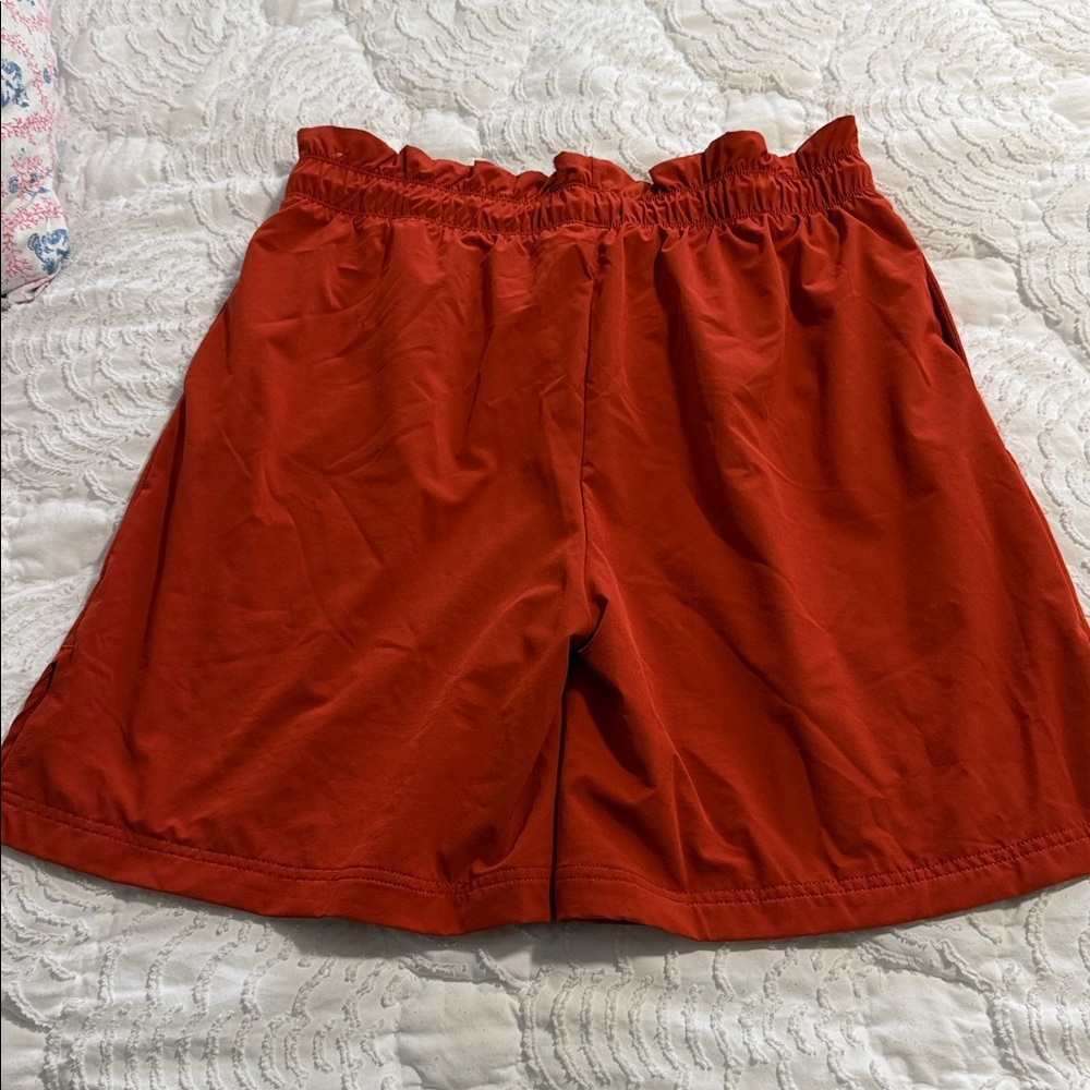 Nike burnt orange Drawstring Athletic Shorts - Picture 8 of 9